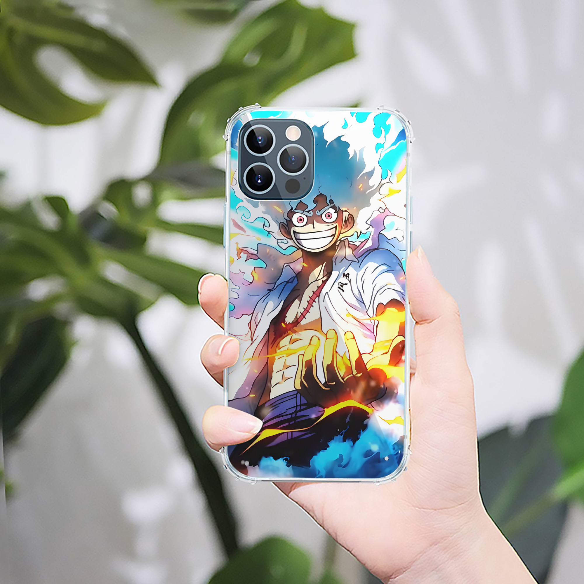 （画像用） ワンピース ONE PIECE 【iPhone 12シリーズ対応】透明スマホケース（クリアソフトケース）